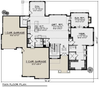 Main Floor for House Plan #1020-00342