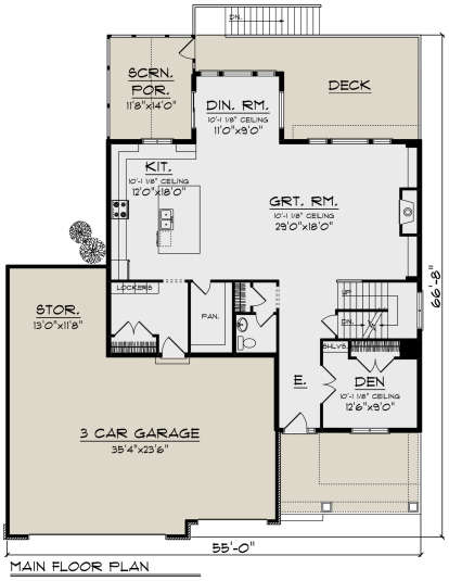 Main Floor for House Plan #1020-00345
