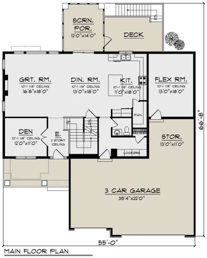 Main Floor for House Plan #1020-00346