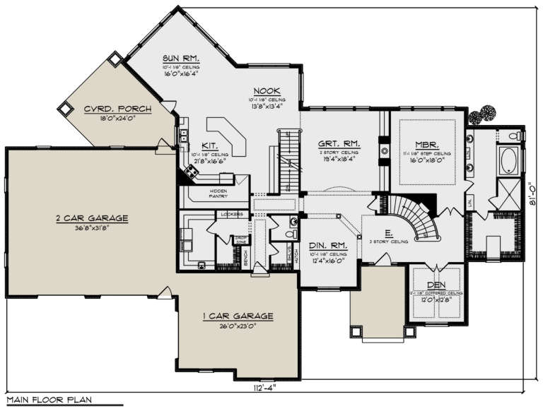 House Plan House Plan #24025 Drawing 1