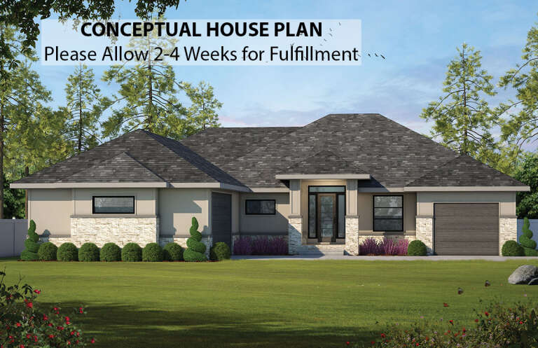 House Plan House Plan #24039 Front Elevation