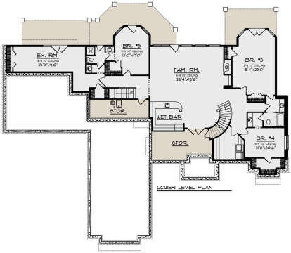 Basement for House Plan #1020-00361