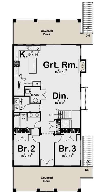 Main Floor for House Plan #963-00375
