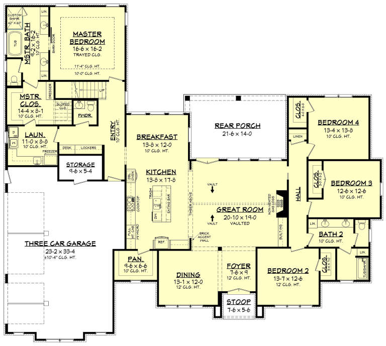 House Plan House Plan #24090 Drawing 1