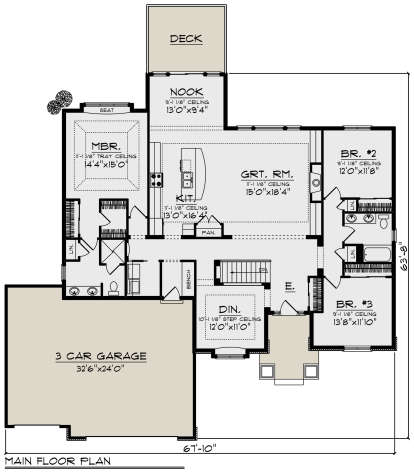 Main Floor for House Plan #1020-00365
