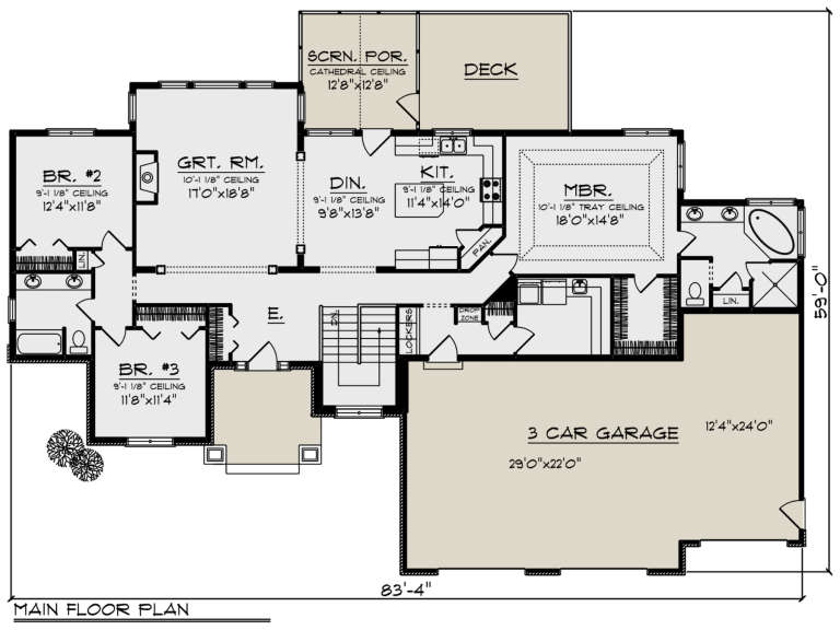 House Plan House Plan #24096 Drawing 1