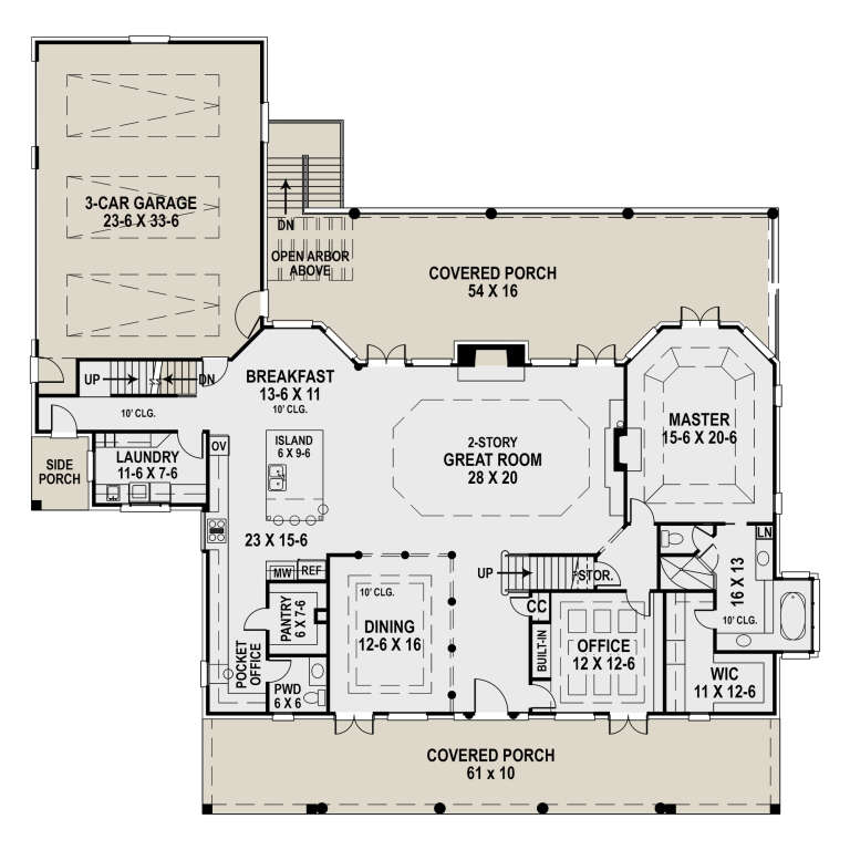 House Plan House Plan #24098 Drawing 1