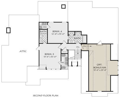 Second Floor for House Plan #8594-00419