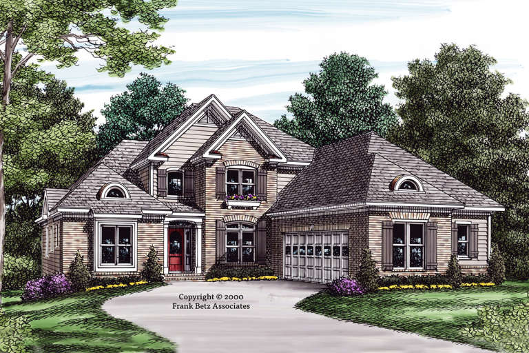 House Plan House Plan #24104 Front Elevation 