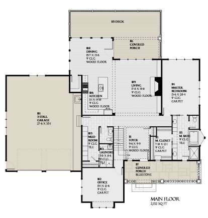 Main Floor for House Plan #1637-00149