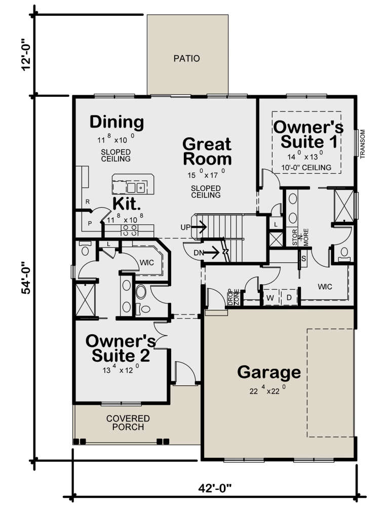 House Plan House Plan #24137 Drawing 1
