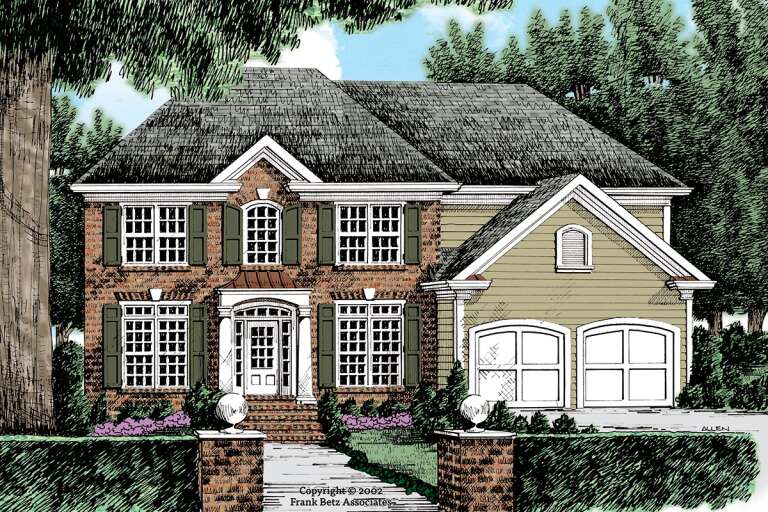 House Plan House Plan #24144 Front Elevation 