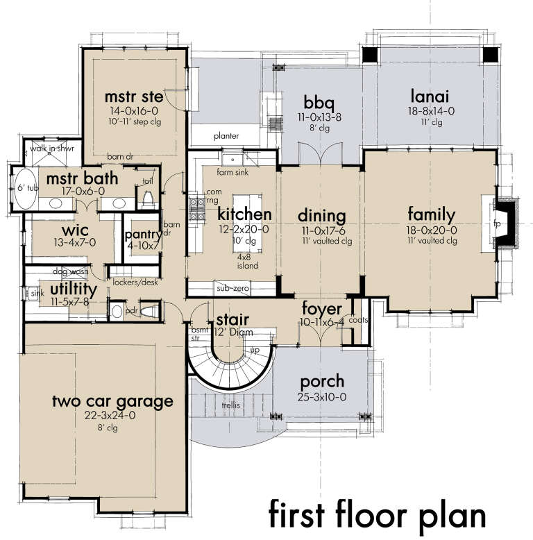 House Plan House Plan #24161 Drawing 1