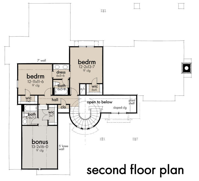 House Plan House Plan #24161 Drawing 2
