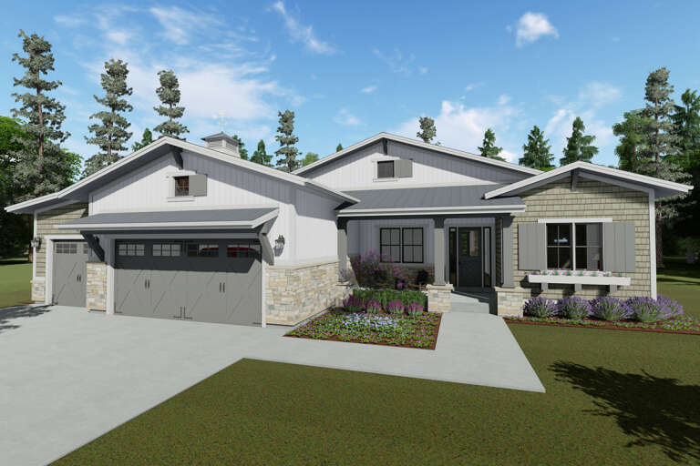 House Plan House Plan #24167 Front Elevation 