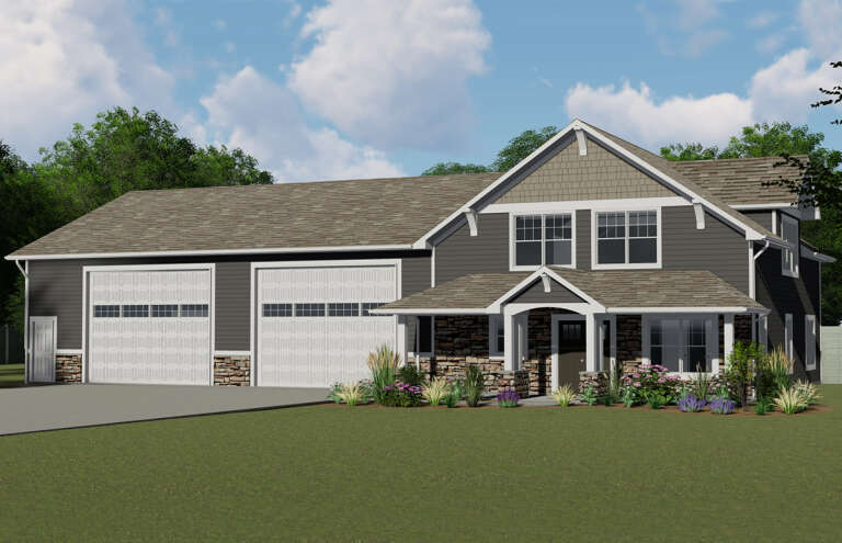 House Plan House Plan #24187 Front Elevation 