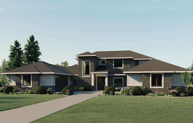 House Plan House Plan #24192 Front Elevation 