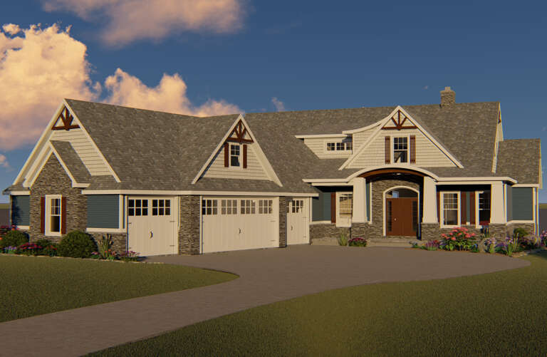 House Plan House Plan #24194 Front Elevation 