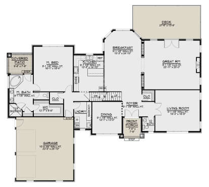 Main Floor for House Plan #5032-00015