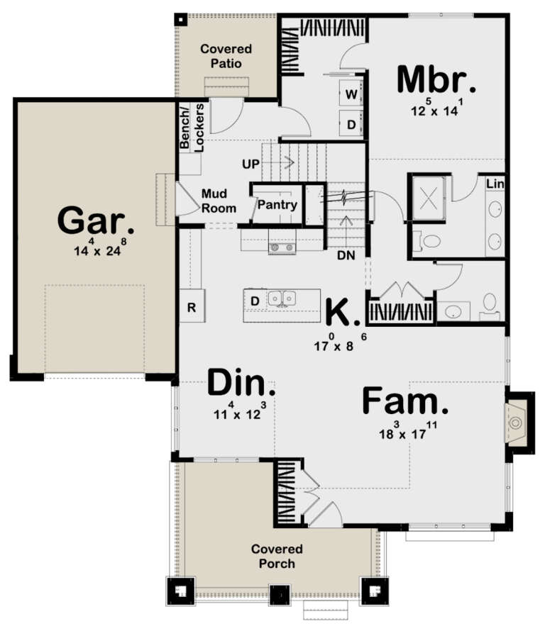 House Plan House Plan #24199 Drawing 1