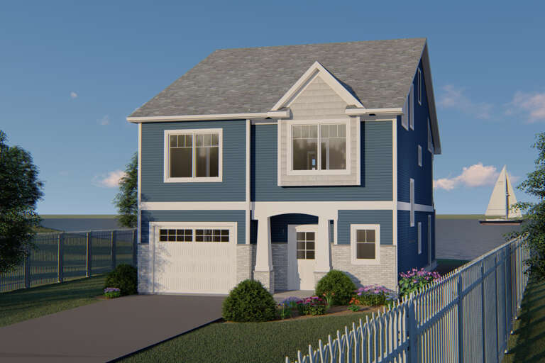 House Plan House Plan #24207 Front Elevation 