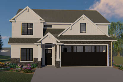 Craftsman House Plan #5032-00029 Elevation Photo