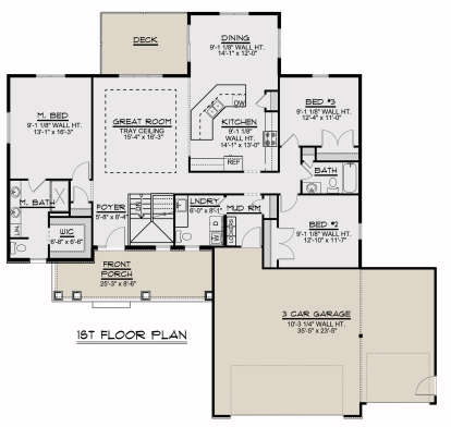 Main Floor for House Plan #5032-00033