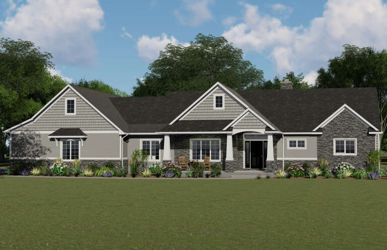 House Plan House Plan #24226 Front Elevation 