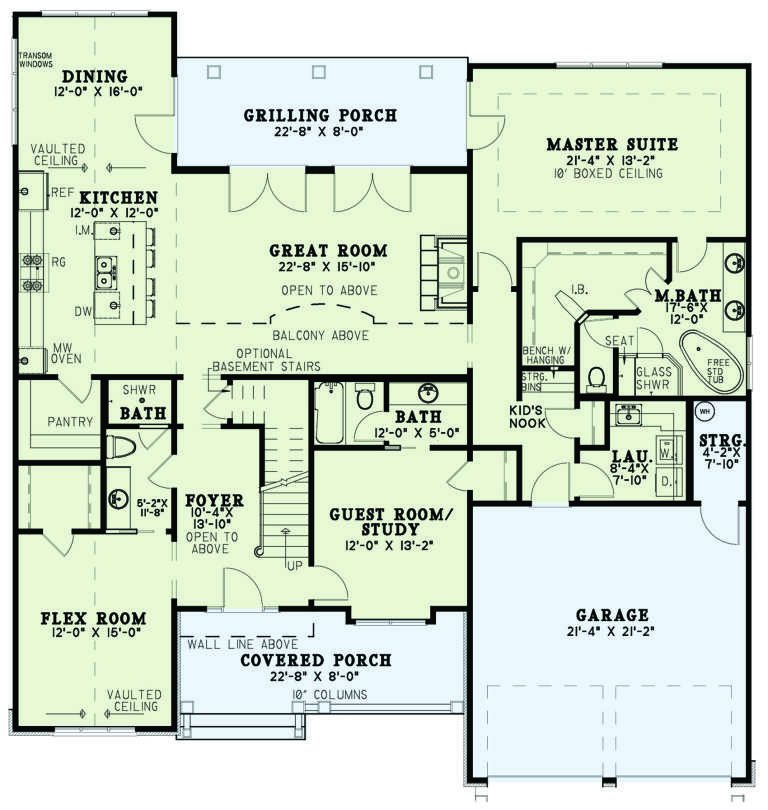 House Plan House Plan #24248 Drawing 1