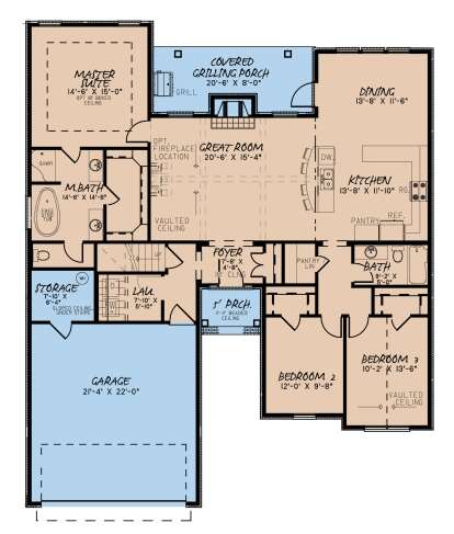 Main Floor for House Plan #8318-00140