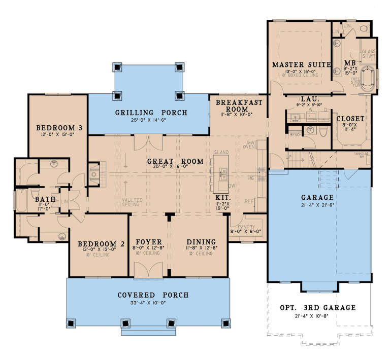 House Plan House Plan #24264 Drawing 1