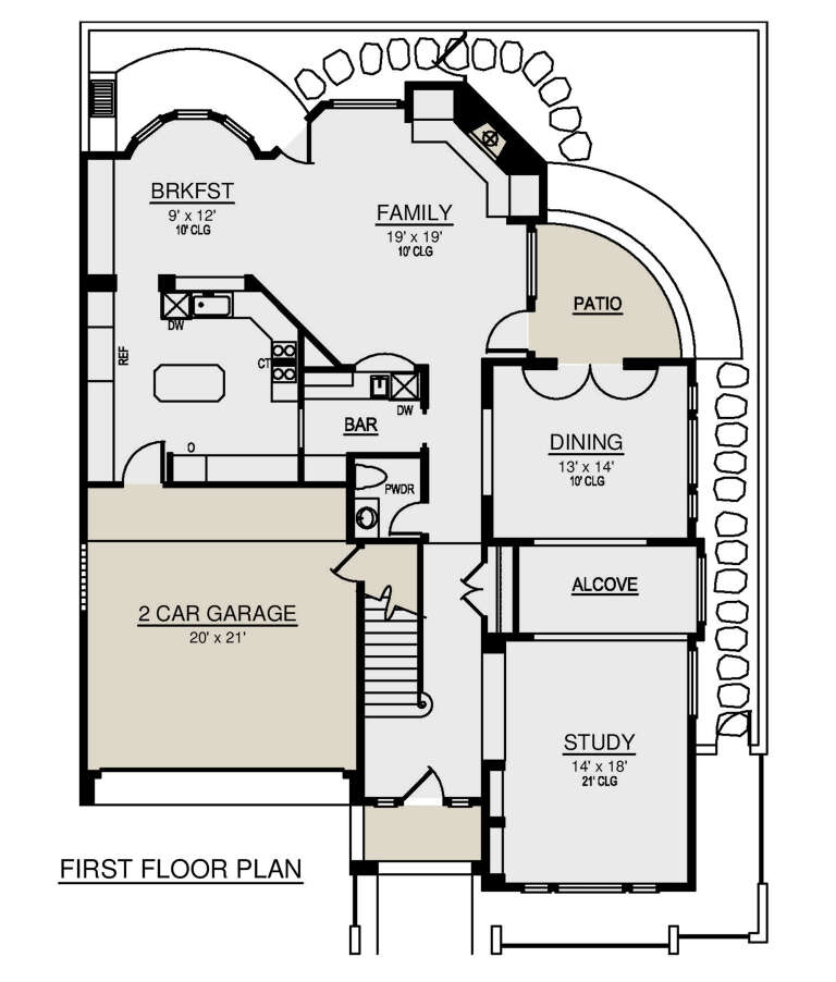 House Plan House Plan #24272 Drawing 1