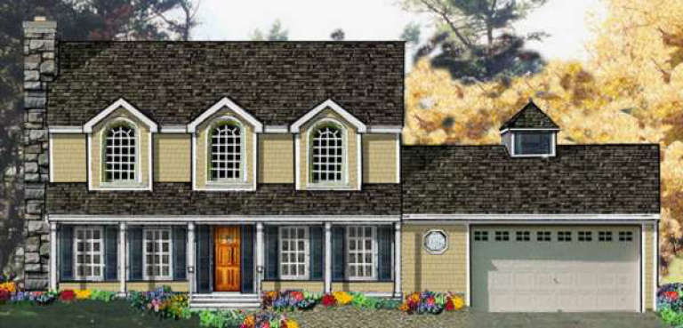 House Plan House Plan #243 Front Elevation