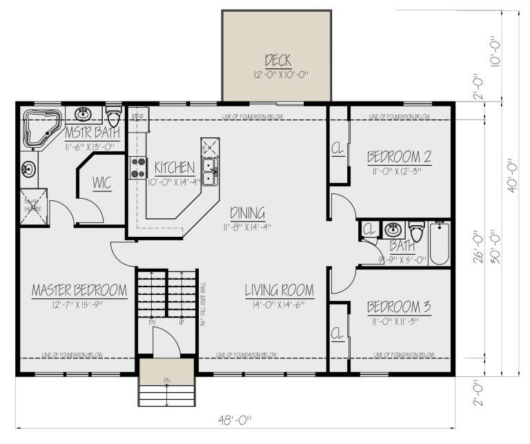 House Plan House Plan #24301 Drawing 1