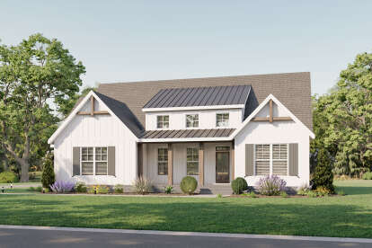 Modern Farmhouse House Plan #009-00292 Elevation Photo