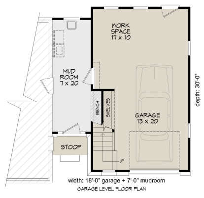 First Floor for House Plan #940-00204