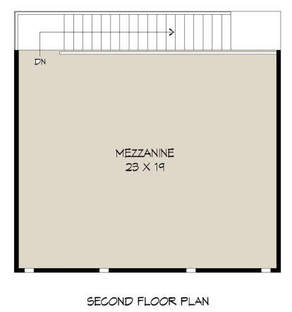 Mezzanine  for House Plan #940-00220