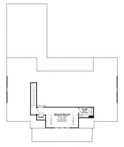 Bonus Room for House Plan #041-00216