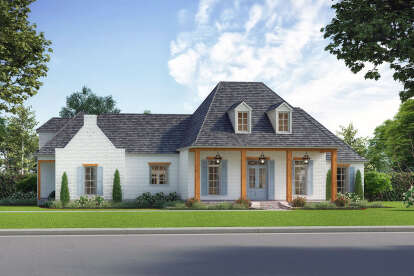 French Country House Plan #4534-00026 Elevation Photo