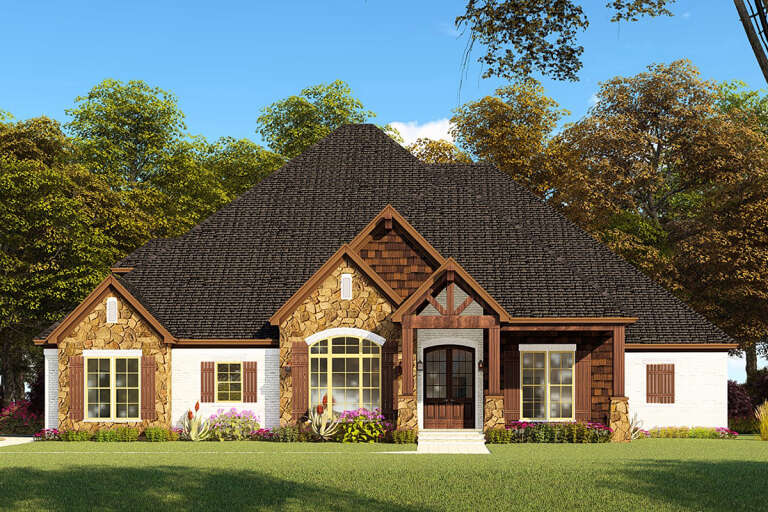 House Plan House Plan #24406 Front Elevation 