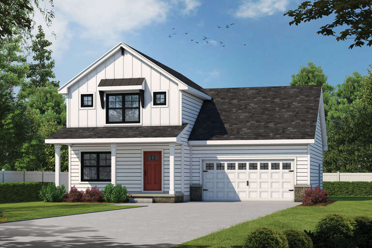 House Plan House Plan #24451 Front Elevation 