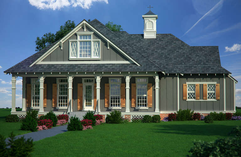 House Plan House Plan #24459 Front Elevation 