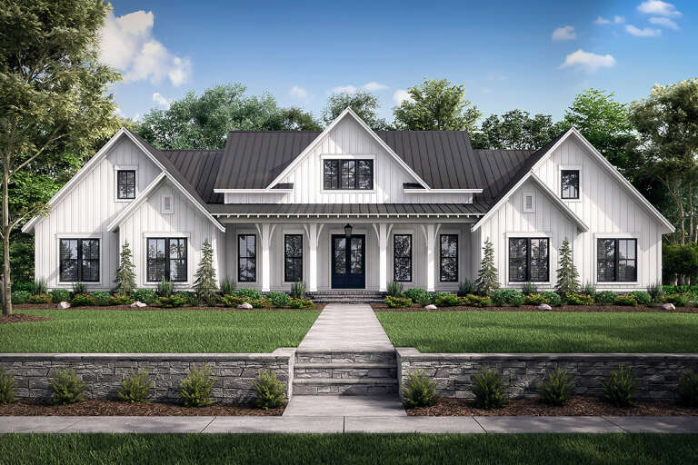 House Plan House Plan #24465 Front Elevation 