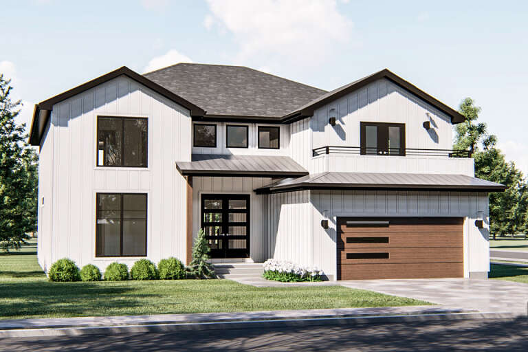 House Plan House Plan #24470 Front Elevation 