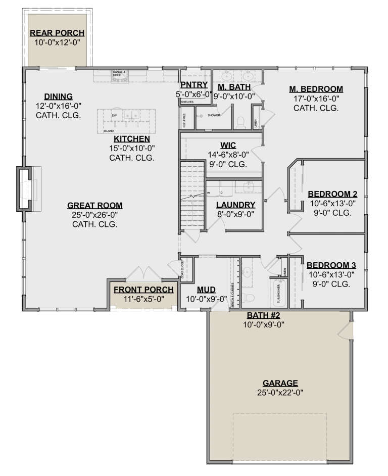 House Plan House Plan #24476 Drawing 1