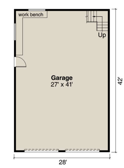 Garage for House Plan #035-00859