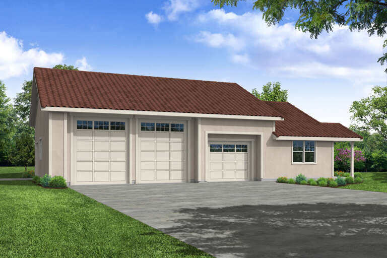 House Plan House Plan #24489 Front Elevation 