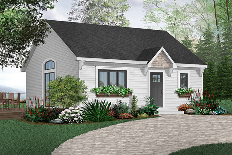 House Plan House Plan #245 Front Elevation 