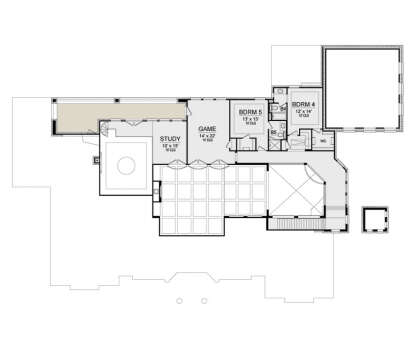 Second Floor for House Plan #5445-00373