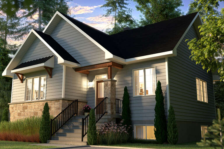 House Plan House Plan #24522 Front Elevation 
